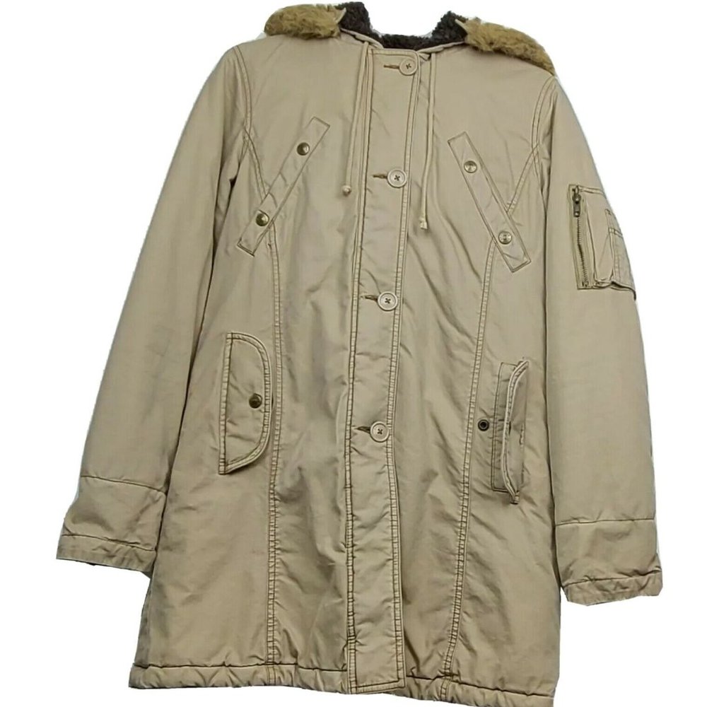 American Eagle Womens SZ:M Brown Heavy Winter Coat